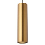 Piper Monopoint Pendant - Aged Brass / Aged Brass
