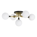 Viaggio Ceiling Light - Brass / Opal