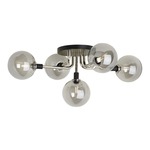 Viaggio Ceiling Light - Polished Nickel / Smoke