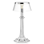 Bon Jour Versailles Table Lamp - Chrome / Transparent