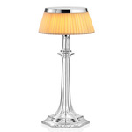 Bon Jour Versailles Table Lamp - Chrome / Plisse Cloth