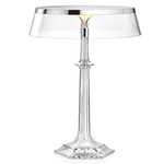 Bon Jour Versailles Table Lamp - Chrome / Transparent