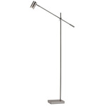 Collette Floor Lamp - Brushed Steel