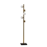 Doppler Tree Lamp - Antique Brass / Opal