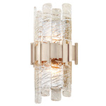 Ciro Wall Sconce - Antique Silver Leaf / Clear