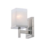 Tetra Wall Light - Satin Nickel