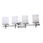 Tetra Bathroom Vanity Light - Satin Nickel