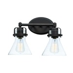 Seafarer Bathroom Vanity Light - Oil Rubbed Bronze / Clear Seedy