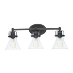 Seafarer Bathroom Vanity Light - Oil Rubbed Bronze / Clear Seedy