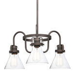 Seafarer Chandelier - Oil Rubbed Bronze / Clear Seedy