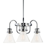 Seafarer Chandelier - Polished Chrome / Clear Seedy