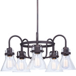 Seafarer Chandelier - Oil Rubbed Bronze / Clear Seedy