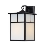 Coldwater White Hanging Outdoor Wall Light - Black / White