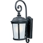 Dover LED E26 Outdoor Wall Light - Bronze / Frosted Seedy