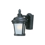 Dover LED E26 Outdoor Pole Wall Light - Bronze / Frosted Seedy