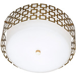 Parker Ceiling Light - Modern Brass / Frosted