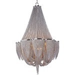 Chantilly Chandelier - Polished Nickel / Nickel