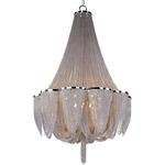 Chantilly Chandelier - Polished Nickel / Nickel