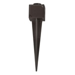 Ground Spike with Junction Box - Bronze
