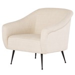 Lucie Occasional Chair - Matte Black / Sand