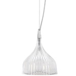 E Pendant - Chrome / Crystal