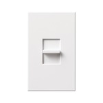 Nova T Linear Slide Single Pole Switch - Matte White