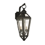 Calabasas Outdoor Hanging Wall Light - Vintage Bronze / Clear