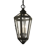 Calabasas Outdoor Pendant - Vintage Bronze / Clear