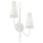 Marcel Wall Sconce - Gesso White / Off White