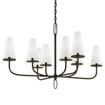 Marcel Chandelier - Bronze / Off White