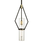 Raef Mini Pendant - Textured Bronze  / Clear