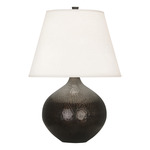 Dal Round Table Lamp - Deep Patina Bronze / Oyster Linen