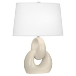 Fusion Table Lamp - Bone / Oyster Linen