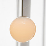 Architectural Collection Pendant - Brass / Opal