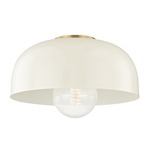 Avery Semi Flush Ceiling Light - Cream