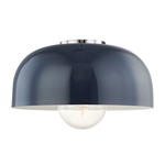 Avery Semi Flush Ceiling Light - Navy