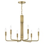 Brigitte Chandelier - Aged Brass