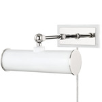 Holly Plug-In Picture Light - Polished Nickel / White