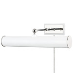 Holly Plug-In Picture Light - Polished Nickel / White