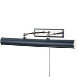 Holly Plug-In Picture Light - Polished Nickel / Navy