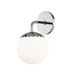 Paige Wall Light - Polished Nickel / Opal