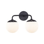 Paige Bathroom Vanity Light - Old Bronze / Opal