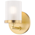 Ryan Wall Sconce - Aged Brass / Frosted