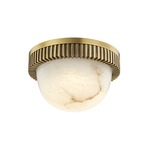 Ainsley Wall / Ceiling Light - Aged Brass / Alabaster