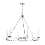 Allendale Chandelier - Polished Nickel