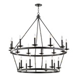 Allendale Two Tier Chandelier - Aged Old Bronze