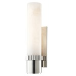 Argon Wall Sconce - Polished Nickel / Alabaster