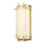 Delmar Wall Sconce - Aged Brass / Alabaster