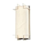 Delmar Wall Sconce - Polished Nickel / Alabaster