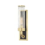 Soriano Wall Sconce - Aged Brass / Clear Crackle